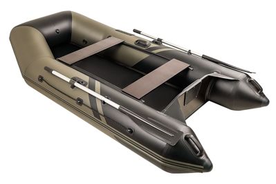купить Лодка ПВХ БРОНЯ 280 Хаки - чёрный в Москве - фото 