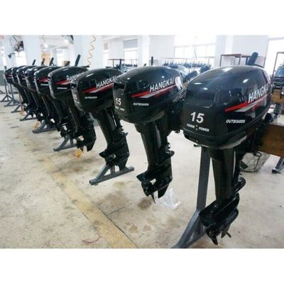 купить 2х-тактный лодочный мотор HANGKAI M15.0 HP в Москве - фото 