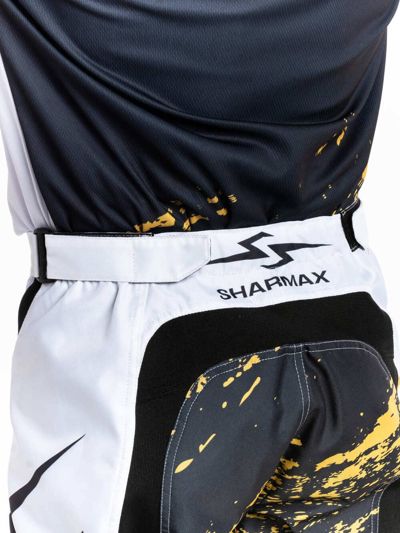 купить Мотоштаны Sharmax Black-gold в Москве - фото 