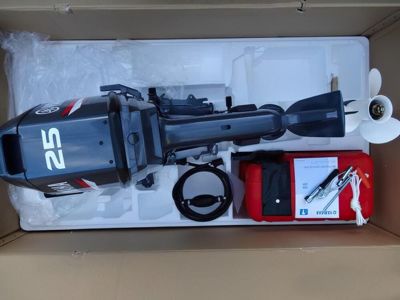 купить 2х-тактный лодочный мотор YAMAHA 25BWCS в Москве - фото 