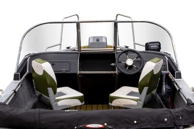 купить Комплект Алюминиевая лодка (катер) Mikatsu (Микатсу) 475 (Z43) Sport + мотор Hidea HDEF60FUEL-T EFI в Москве - фото 