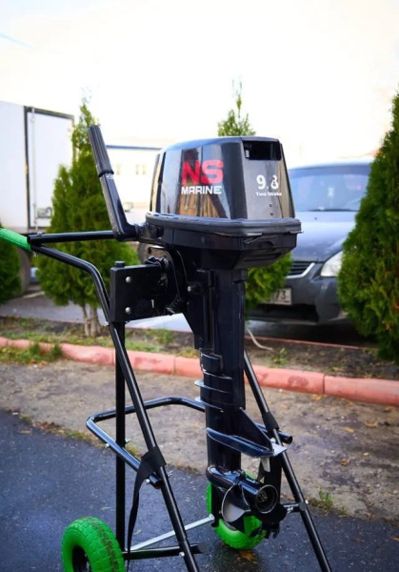2х-тактный лодочный мотор NISSAN MARINE NM 9.8 B S Б/У в Москве
