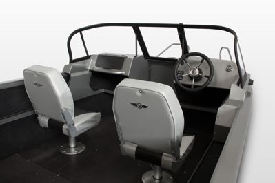 купить Катер-лодка алюминиевая ВОЛЖАНКА 50 Fish в Москве - фото 