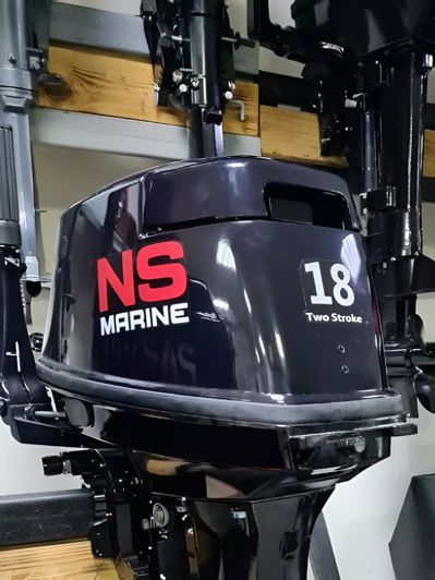 купить 2х-тактный лодочный мотор NISSAN MARINE NM 18 E2 S Б/У в Москве - фото 