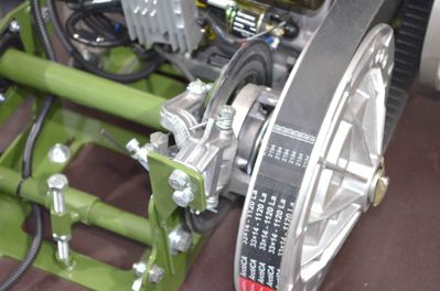 купить Мотобуксировщик KOIRA T15 E PRO (15 л/с) электростартер в Москве - фото 