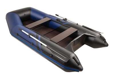 купить Лодка ПВХ БРОНЯ 280 СК Синий - чёрный в Москве - фото 