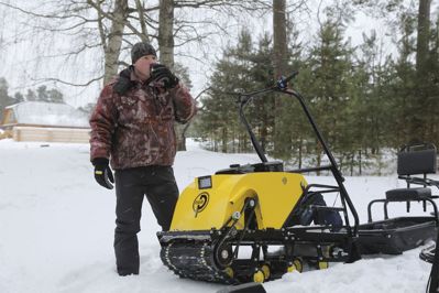 купить Мотобуксировщик РЫБАК PKD. PSD 15 л.с. (длинная база 1430мм) в Москве - фото 
