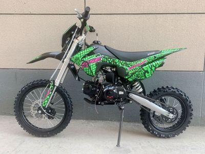 купить Мотоцикл BSE EX Max13 17/14 Green Pink Neon PITBIKE в Москве - фото 
