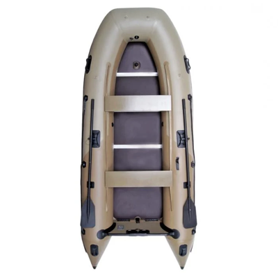 купить Лодка ПВХ BADGER FL 330 + 2х-тактный лодочный мотор MARINE ROCKET MR9.9PRO в Москве - фото 