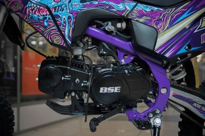 купить Мотоцикл BSE MX 125 17/14 Purple Dragon PITBIKE в Москве - фото 