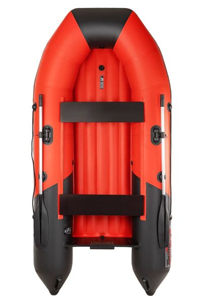 купить Лодка ПВХ ТАЙМЕНЬ NX 2900 НДНД Красно-чёрный в Москве - фото 