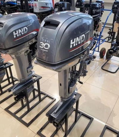 купить 2х-тактный лодочный мотор HND OB30 HS Б/У в Москве - фото 