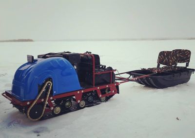 купить Мотобуксировщик MOTODOG 500 (9 л.с. передний привод) в Москве - фото 