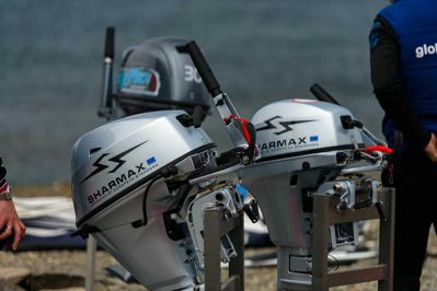 купить 4х-тактный лодочный мотор SHARMAX SMF15HS (2024) в Москве - фото 