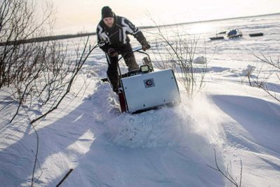 купить Мотобуксировщик БТС Стандарт ПРО 15 л.с. в Москве - фото 