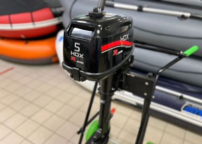 2х-тактный лодочный мотор HDX R SERIES T 5 BMS Б/У в Москве