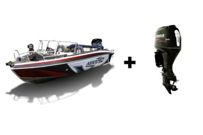 Комплект Алюминиевая лодка (катер) Mikatsu (Микатсу) 590 (Z99) Standard + мотор Hidea HDEF 115 FEL-T EFI в Москве