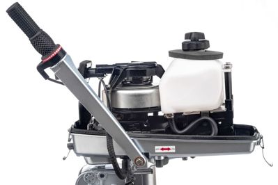 купить 2х-тактный лодочный мотор SHARMAX SM4HS (2024) в Москве - фото 