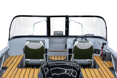 купить Комплект Алюминиевая лодка (катер) Mikatsu (Микатсу) 570 (Z43) Premium + мотор Mikatsu MF115FEL-T EFI в Москве - фото 