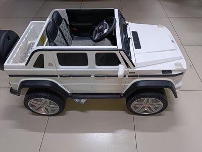 купить Детский электромобиль Джип Mercedes G650 Ultra New белый в Москве - фото 