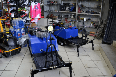 купить Мотобуксировщик ЛИДЕР - 2 18.5 л.с. в Москве - фото 