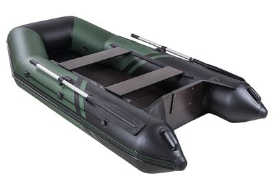 купить Лодка ПВХ БРОНЯ 280 Зелёный - чёрный в Москве - фото 