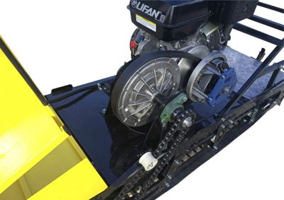 купить Мотобуксировщик РЫБАК PK 9 л.с. (короткая база 1230мм) в Москве - фото 