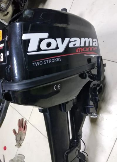 купить 2х-тактный лодочный мотор TOYAMA T9.8BMS Б/У в Москве - фото 