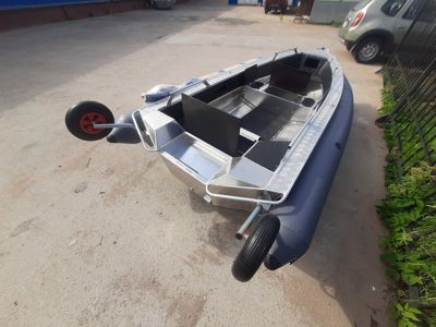 купить Алюминиевая лодка WELLBOAT-37 в Москве - фото 