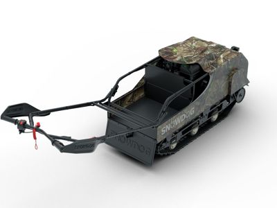 купить Мотобуксировщик BALTMOTORS Snowdog Z460 Utility 2021 (реверс) в Москве - фото 