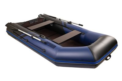 купить Лодка ПВХ БРОНЯ 280 СК Синий - чёрный в Москве - фото 