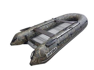 купить Лодка ПВХ HYDRA Nova 400 Люкс камуфляж + 4х-тактный лодочный мотор NISSAN MARINE NMF 40 A ETS в Москве - фото 