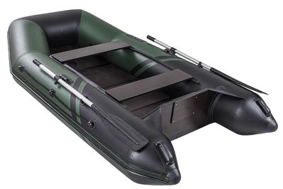 купить Лодка ПВХ БРОНЯ 280 СК Зелёный - чёрный в Москве - фото 