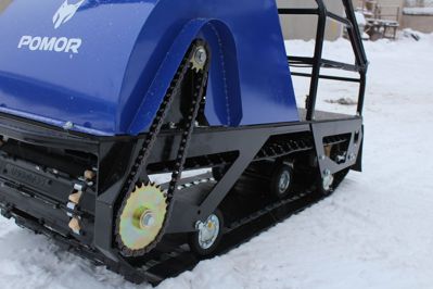 купить Мотобуксировщик POMOR L-500 К-18 Pro в Москве - фото 