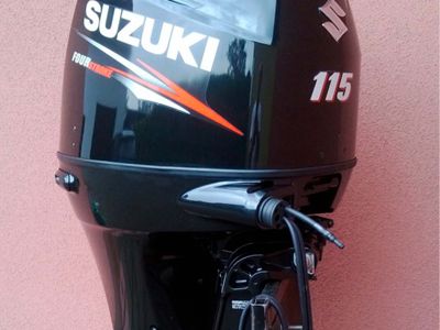 купить 4х-тактный лодочный мотор SUZUKI DF115BTL EFI Б/У в Москве - фото 
