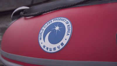 купить Лодка ПВХ STORMLINE Flexiteek 360 (черно-зеленая/красно-черная) в Москве - фото 