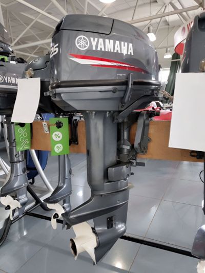2х-тактный лодочный мотор YAMAHA 25BMHS Б/У в Москве