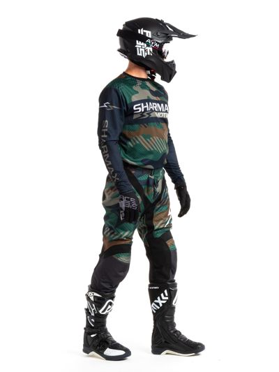 купить Мотоштаны Sharmax Military Green в Москве - фото 