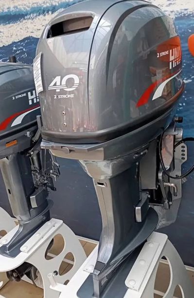 купить 2х-тактный лодочный мотор HND OB40 ERTS Б/У в Москве - фото 