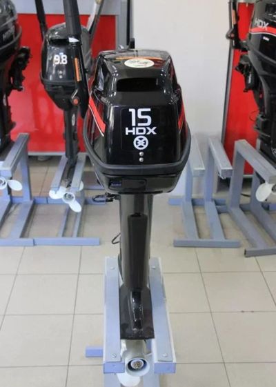 купить 2х-тактный лодочный мотор HDX T 15 BMS Б/У в Москве - фото 