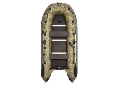 купить Лодка ПВХ РИВЬЕРА Компакт 3200 СК "камуфляж" темный камыш в Москве - фото 