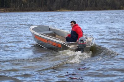 купить Алюминиевая лодка WELLBOAT-46 в Москве - фото 