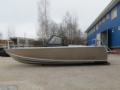 купить Катер-лодка алюминиевая WELLBOAT 53 Fish в Москве - фото 