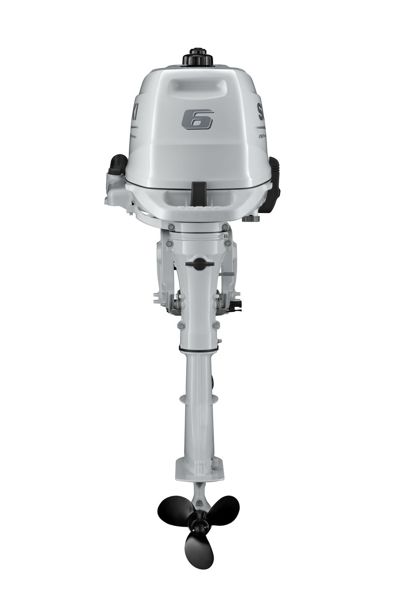 купить 4х-тактный лодочный мотор SUZUKI DF6AS. белый в Москве - фото 