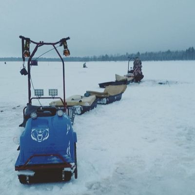 купить Мотобуксировщик MOTODOG 500 (9 л.с. передний привод) в Москве - фото 