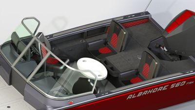 купить Катер-лодка алюминиевая ALBAKORE 560 Fish в Москве - фото 