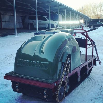 купить Мотобуксировщик MOTODOG 500 (9 л.с. передний привод) в Москве - фото 