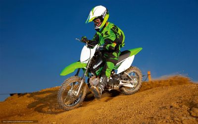 купить Мотоцикл кроссовый эндуро KAWASAKI KLX110 в Москве - фото 
