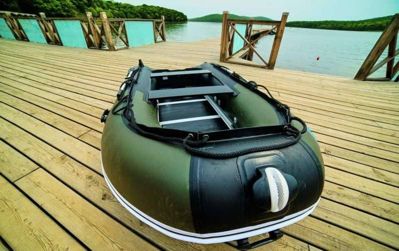 купить Лодка ПВХ STORMLINE Adventure Standard Aluminium 400 (2024) в Москве - фото 