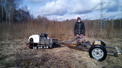 купить Мотобуксировщик ВЕПС «Торос» 9 л.с. в Москве - фото 
